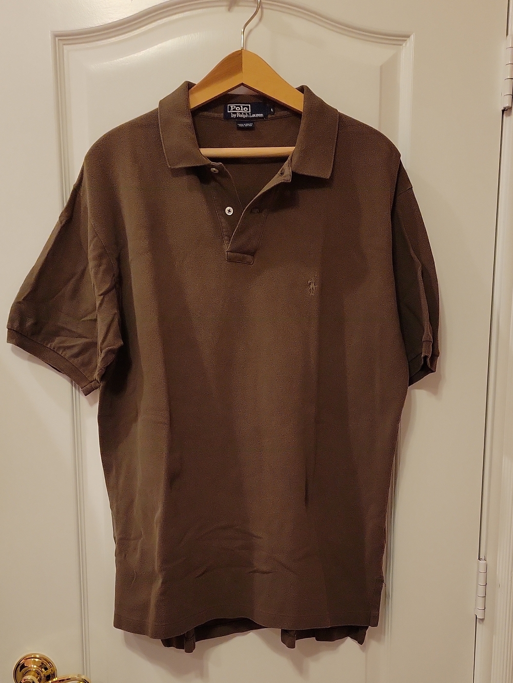 Polo by Ralph Lauren Men's Olive Green Short-Sleeve Polo Shirt
